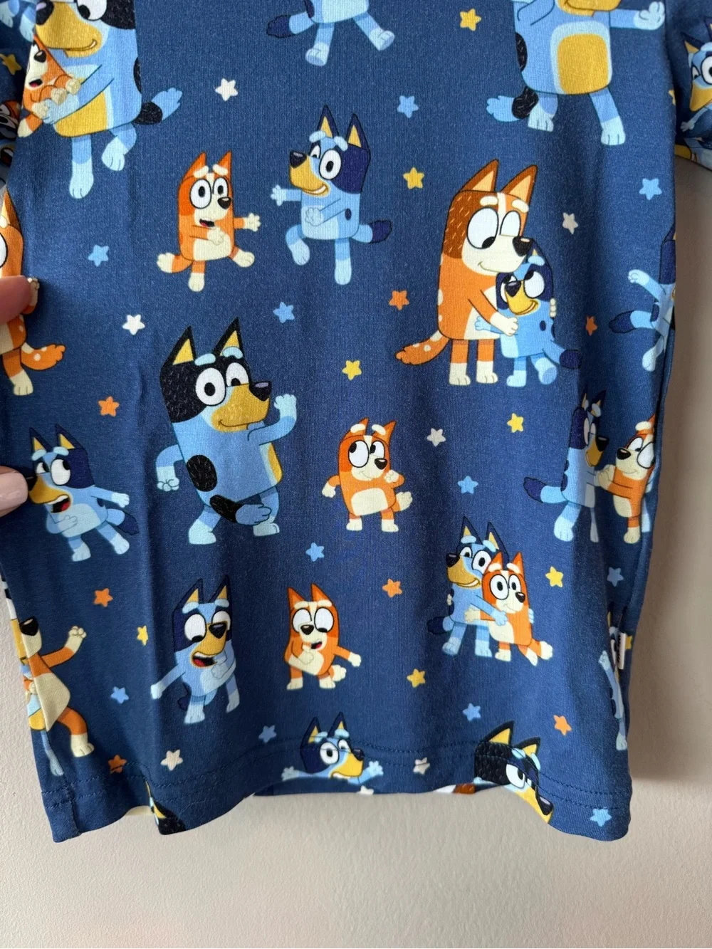 Little Sleepies x Bluey Bamboo Short Sleeve & Pants Pajama‎ Set 12-18 months